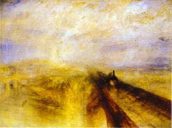 J.M.W. Turner Rain, Steam and Speed - Great Western Railway Germany oil painting art